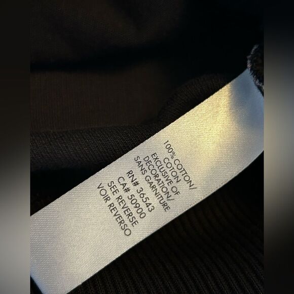 Calvin Klein Men’s 1/4 zip button pullover black sweater Medium EUC - Picture 6 of 15